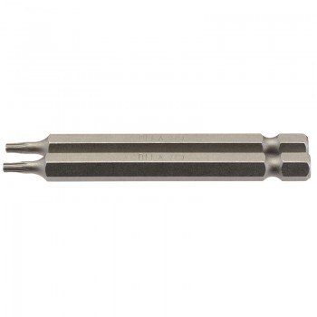 Draper TX-STAR® Insert Bit, 1/4” Hex, 75mm Long, T10 (Pack of 2 